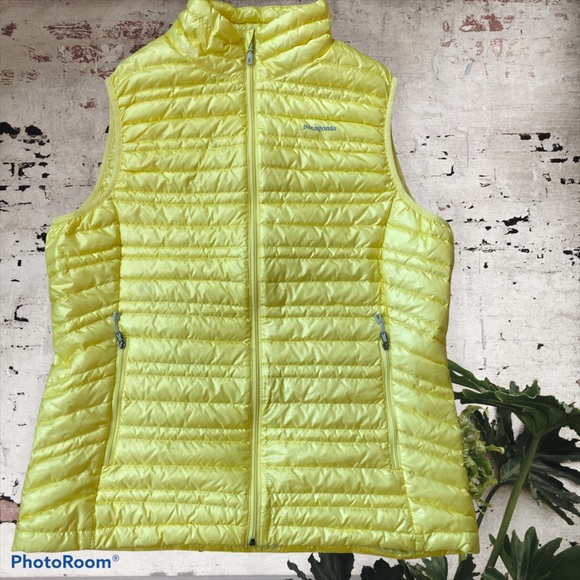 Patagonia Jackets & Blazers - Yellow Patagonia Goose Down Puffer Vest